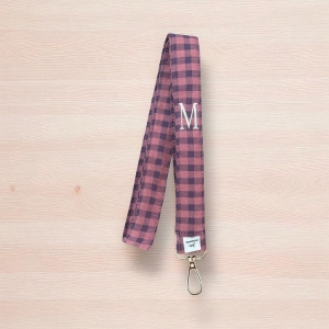 Lanyard bicolor rosa palo